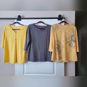3 Size Large Women Tops
